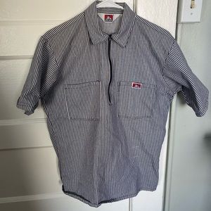 Ben Davis striped shirt size S fits like a womens medium/small